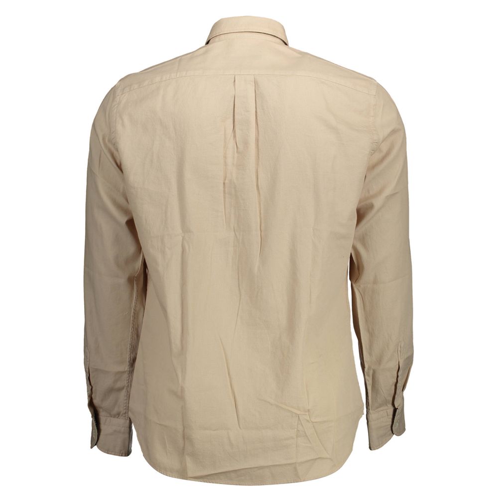 Harmont & Blaine Beige Cotton Men's Shirt